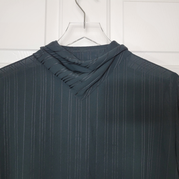 Givenchy for Chesa from Saks Fifth Avenue Vintage Women's Sz 14 Black Blouse - Picture 9 of 15